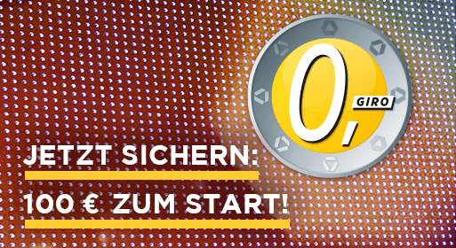 Kostenloses Girokonto + 100 €
